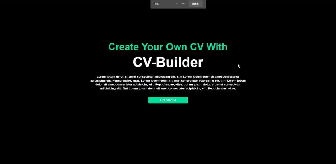 CV Builder