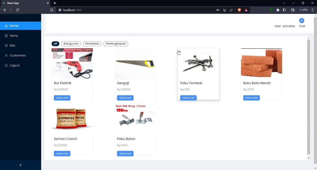 Point Of Sale Application